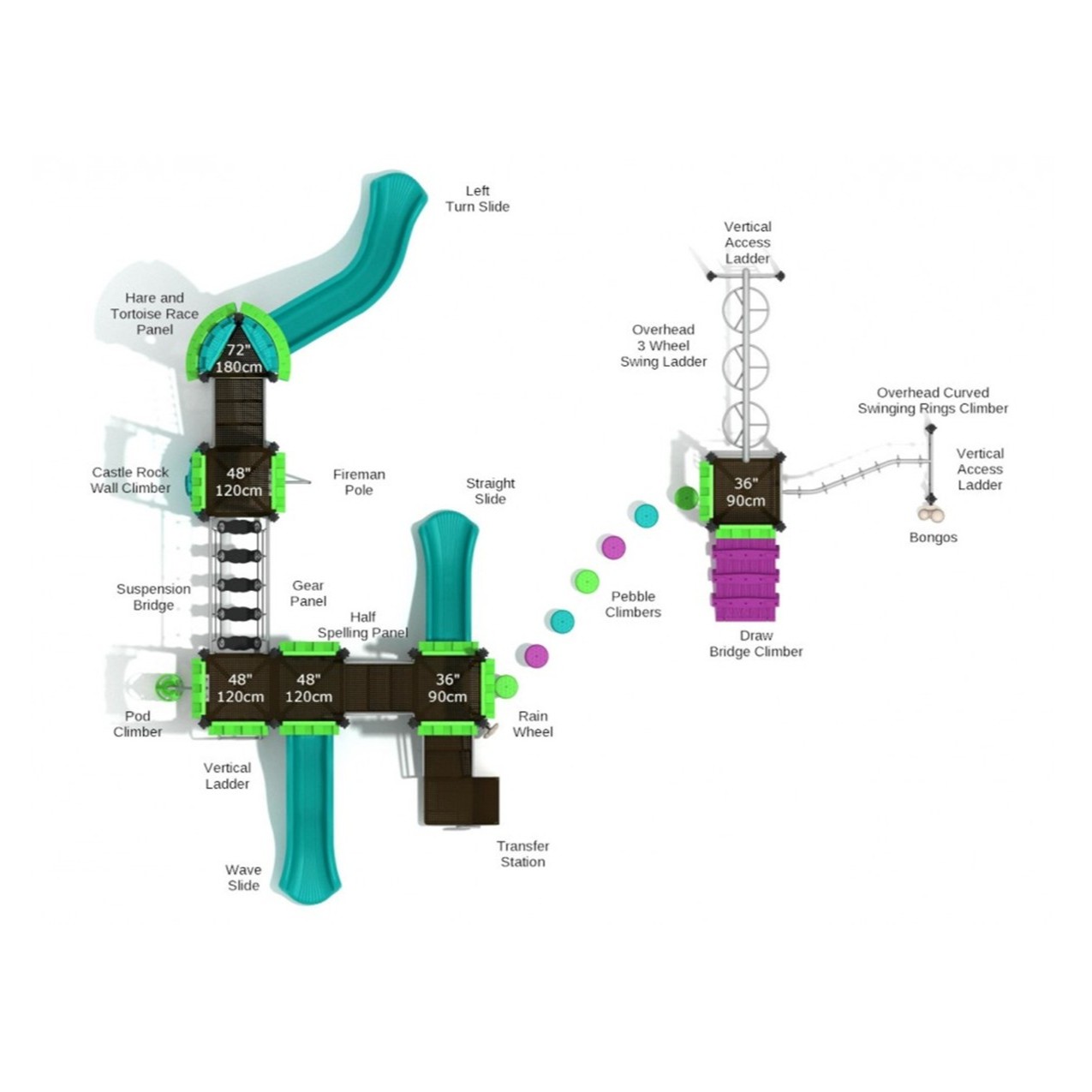 Raiding Wreckage Castle Spark Playground Structure thumbnail 3
