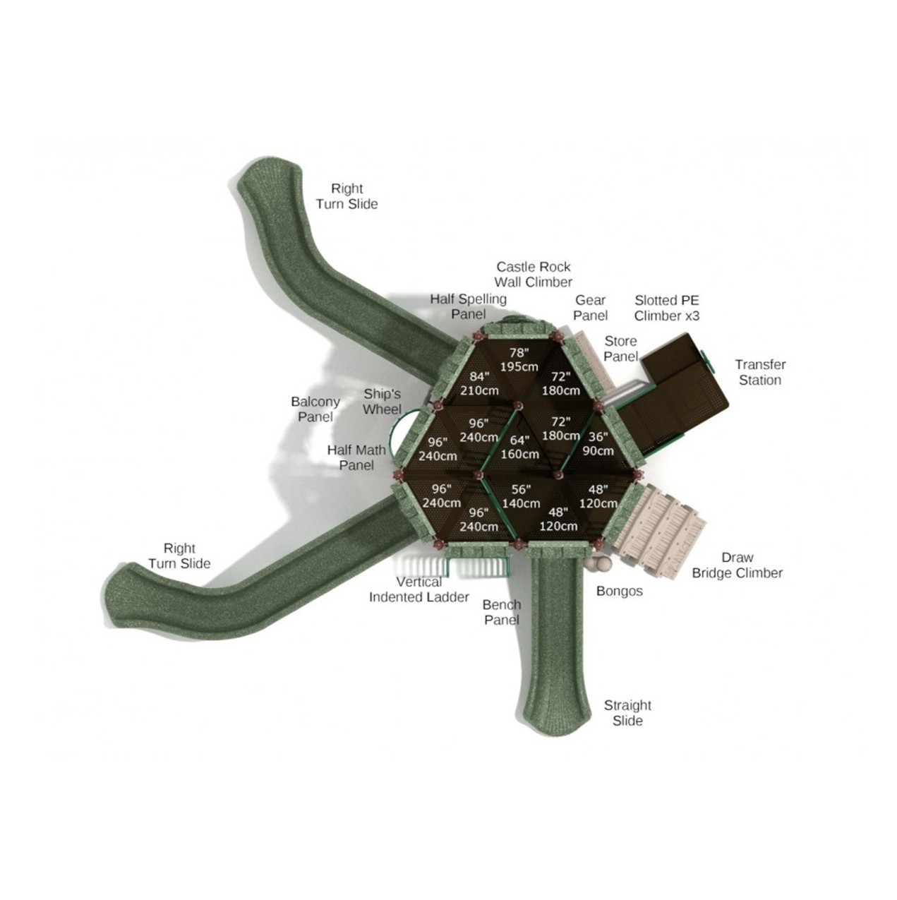 League of Luck Castle Spark Playground Structure thumbnail 3