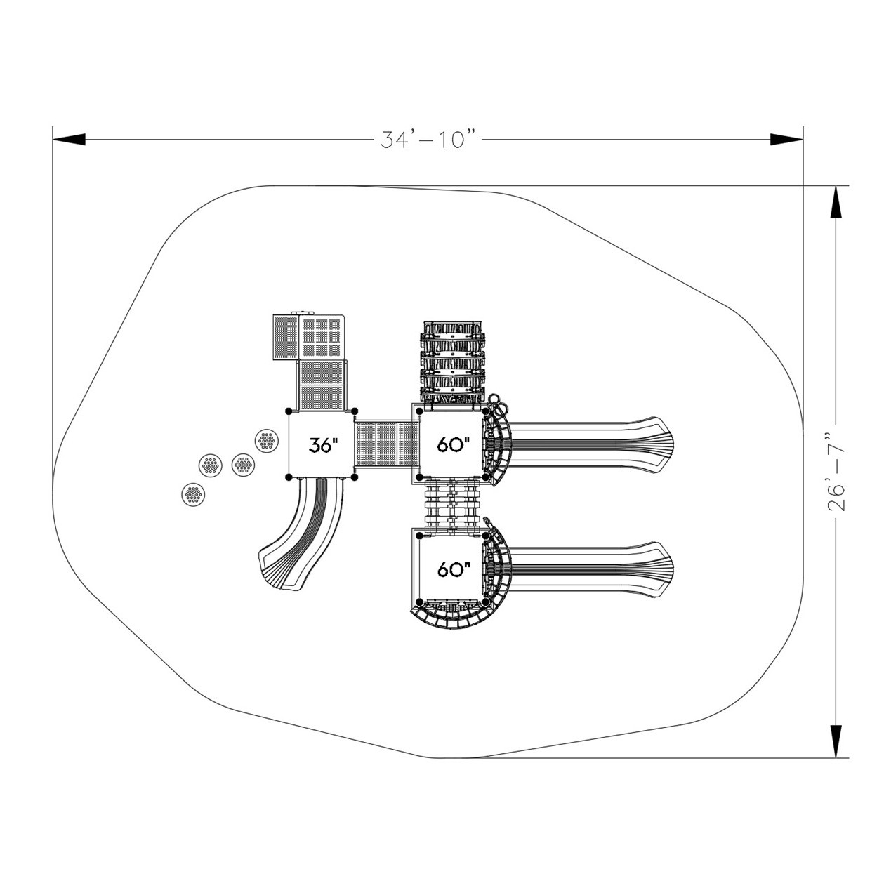 Paddock Point Castle Spark Playground Structure thumbnail 4