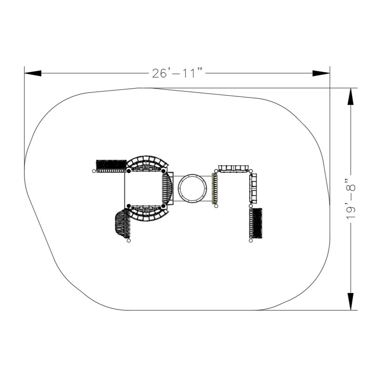 Horizon's Camp Castle Spark Playground Structure thumbnail 4