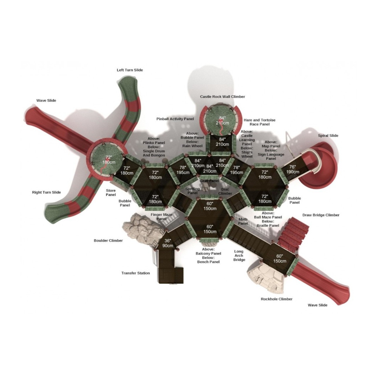 Wizard's College Castle Spark Playground Structure thumbnail 4