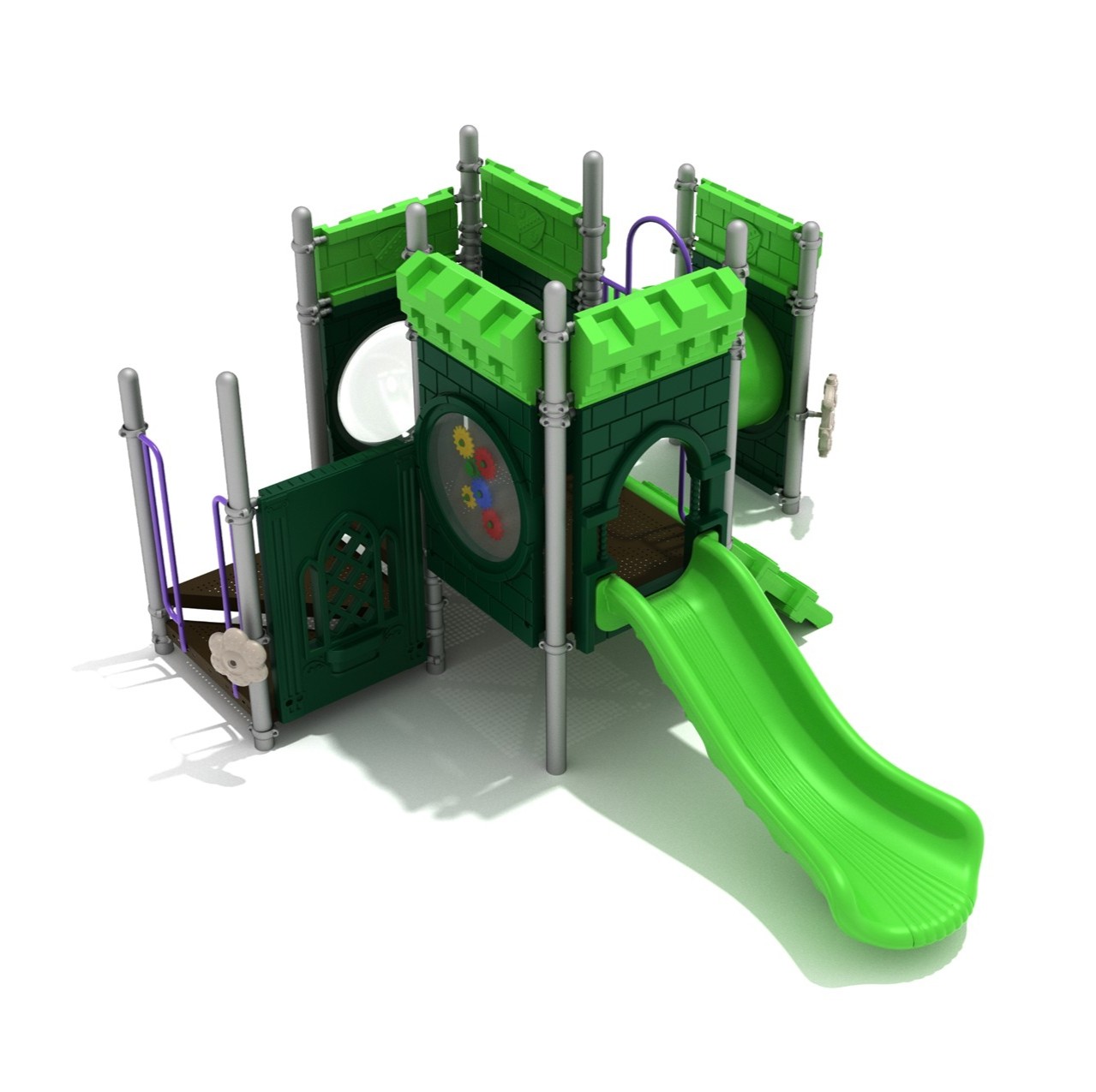 Teetotum Turret Castle Spark Playground Structure thumbnail 1