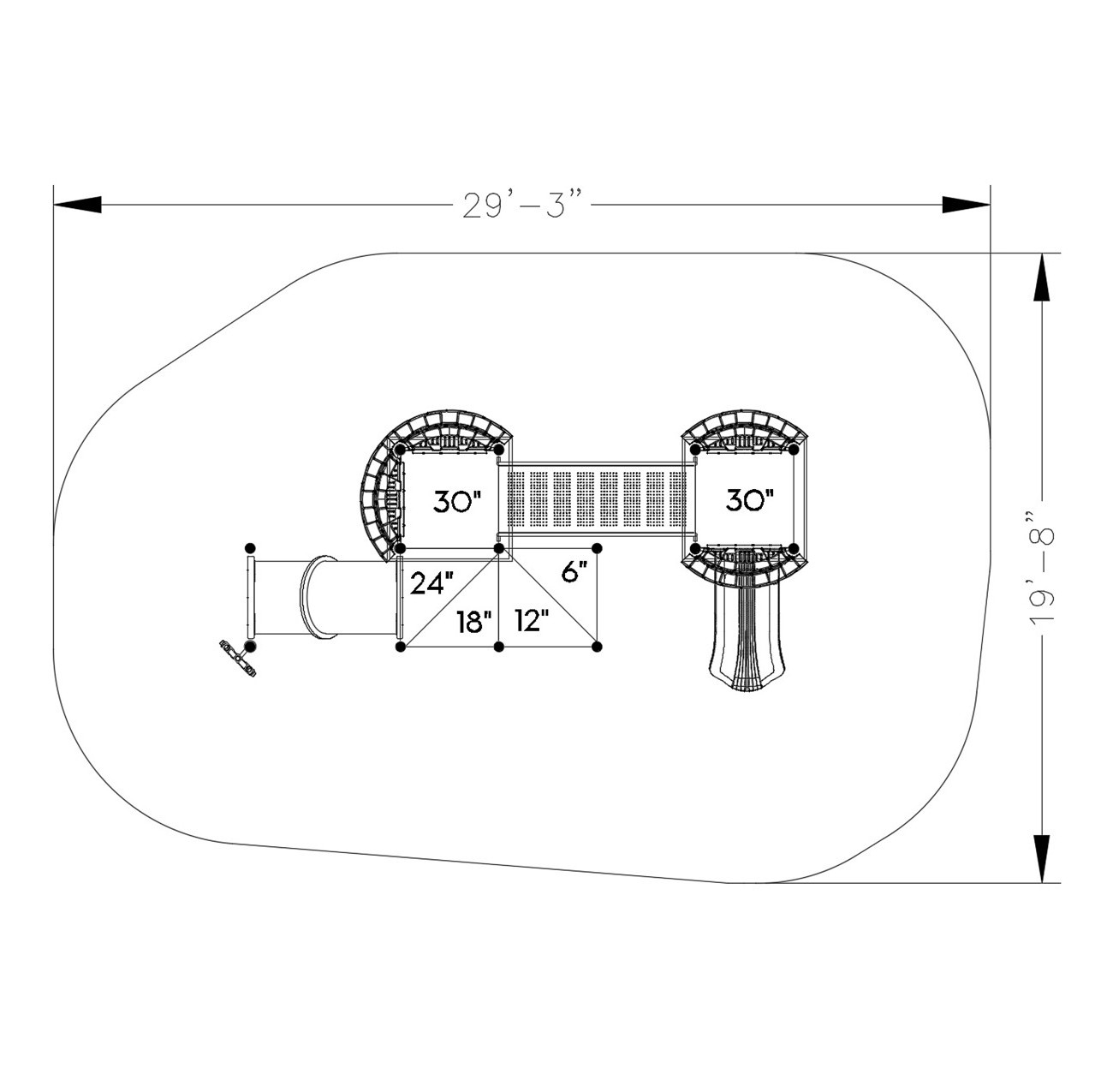 Arrow Loop Archer Castle Spark Playground Structure thumbnail 4
