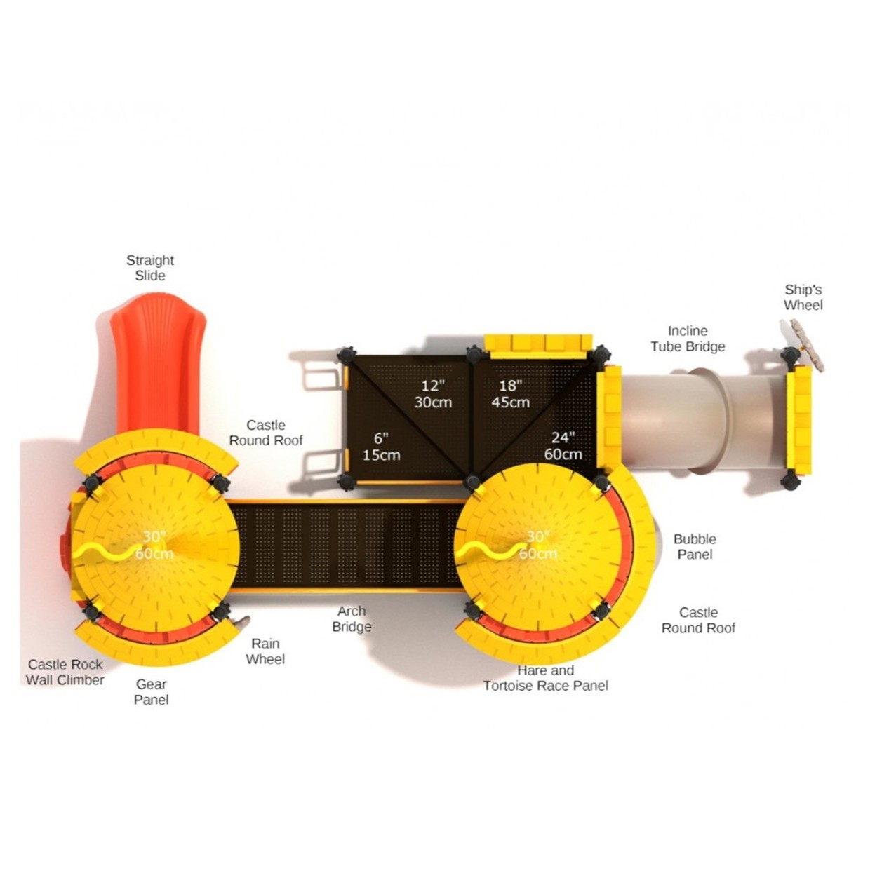 Arrow Loop Archer Castle Spark Playground Structure thumbnail 3
