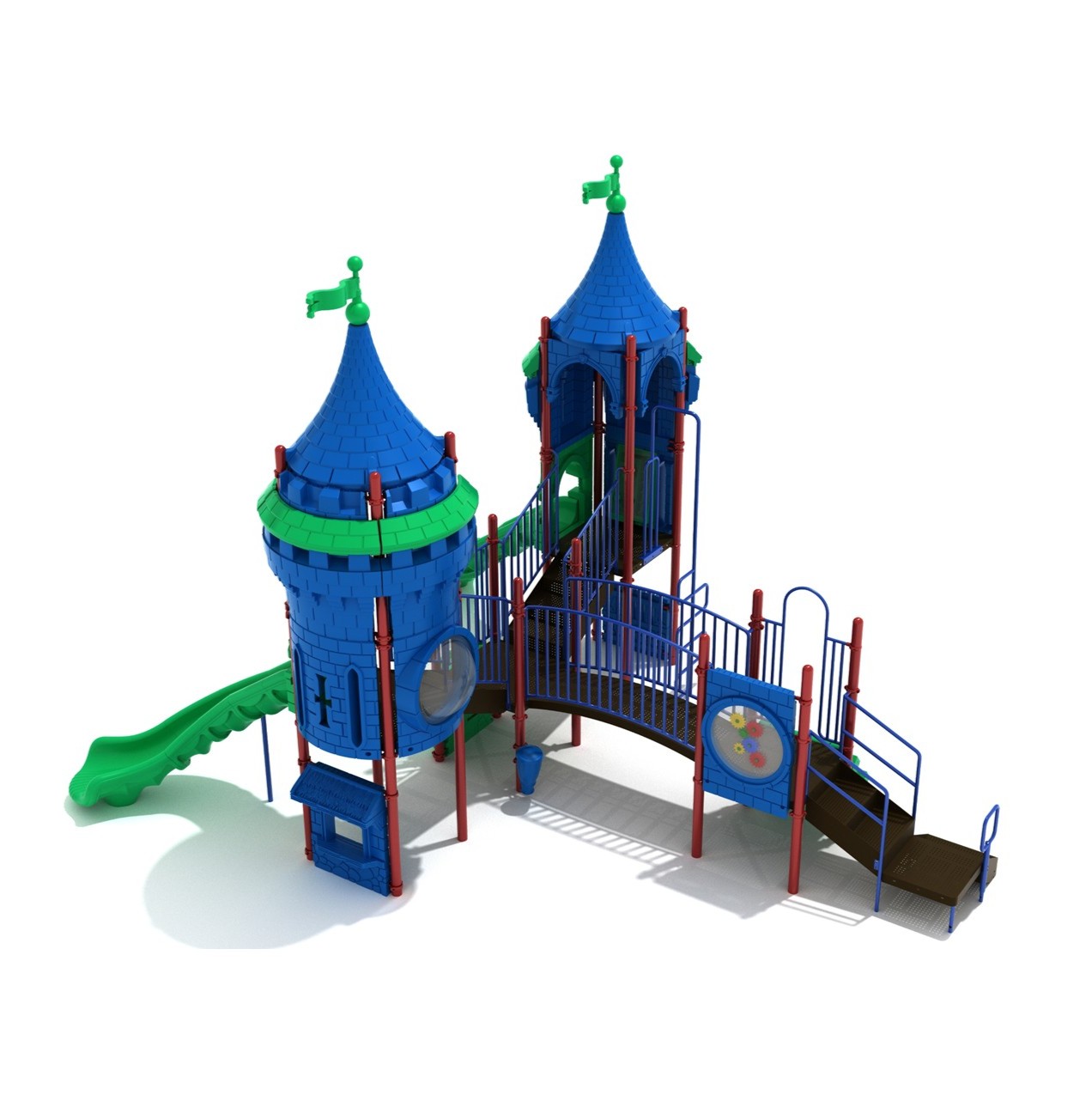 Gilded Towers Castle Spark Playground Structure thumbnail 2