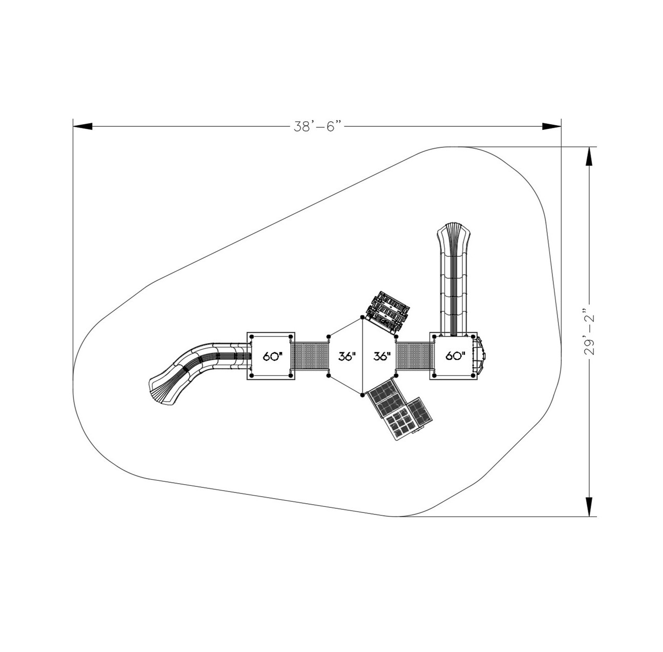 Woodland Escape Castle Spark Playground Structure thumbnail 4