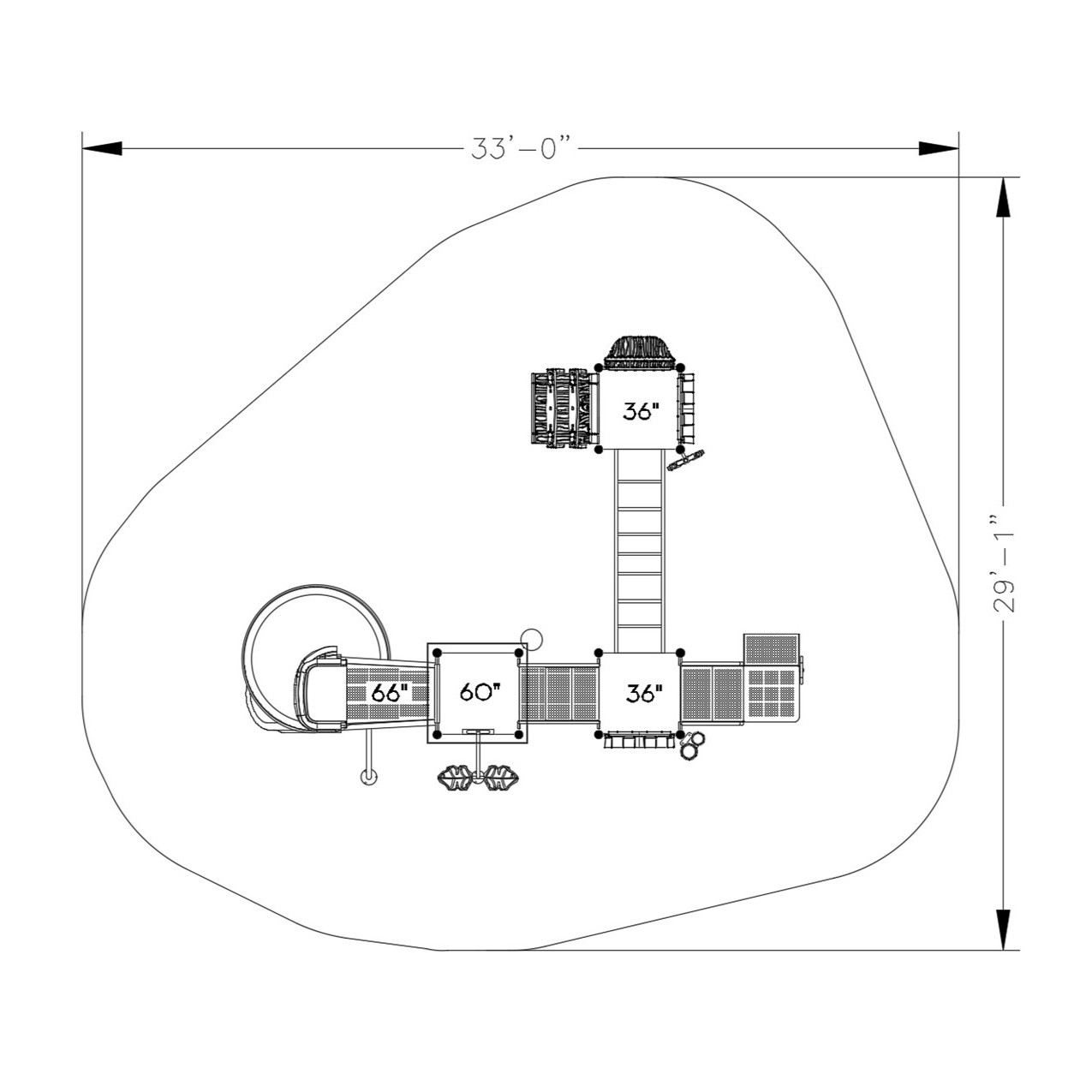 Chivalry Canyon Castle Spark Playground Structure thumbnail 4