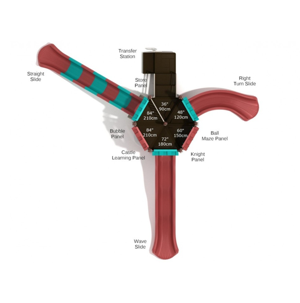 Blarney Battlement Castle Spark Playground Structure thumbnail 3